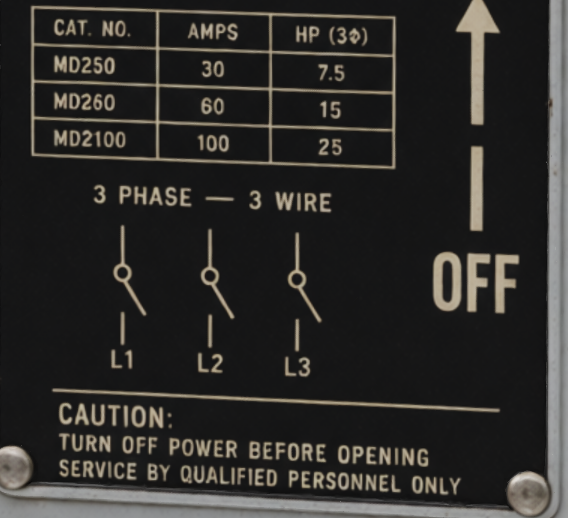 SUPRA-Tex rendered detail of the same wiring table, circuit symbols, and caution text